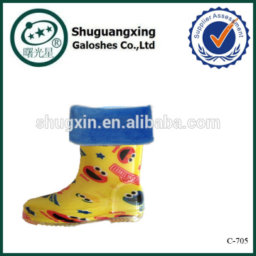 plastic boots for rain child rain shoe winter/ C-705